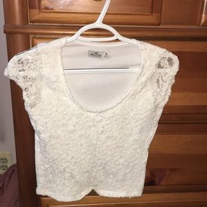 White short sleeve shirt, size medium